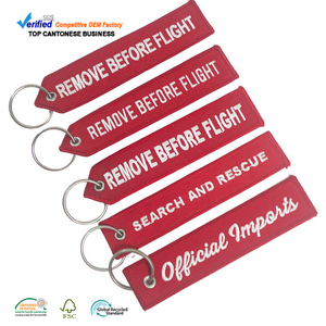 Cheap Gifts <strong>Key</strong> Chain <strong>Tags</strong> Wholesale <strong>Custom</strong> Logo Embroidery Fabric Airplane <strong>Keychain</strong> for <strong>Before</strong> <strong>Flight</strong> - Product Image 4