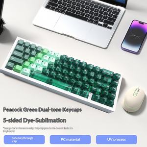 <span class=keywords><strong>Teclado</strong></span> Mecánico Magnético de Alta Gama con Teclas PBT Sublimadas con Diseño de Montaña Nevada de Hawái, Juego Completo Pequeño, Impresión por Sublimación en PC, Original de Fábrica - Product Image 3
