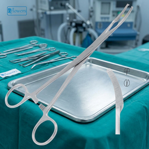 Pinces hémostatiques Mikulicz en acier inoxydable, instrument chirurgical pour la chirurgie générale, certifiées CE ISO13485 - Product Image 2