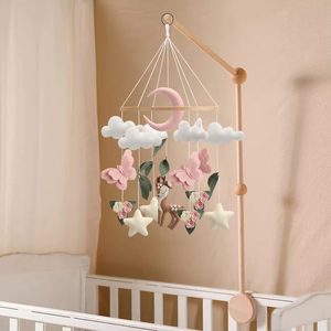 <span class=keywords><strong>โมบาย</strong></span>ติดเตียงเด็กแบบไม้ ลายกุรอาน ตุ๊กตาสัตว์ ดอกไม้ <span class=keywords><strong>ผีเสื้อ</strong></span> สีธรรมชาติ พร้อมเสียงเพลง สำหรับเด็กทารกและเด็กเล็ก ขายส่ง CE CPC รับผลิตตามแบบ - Product Image 6