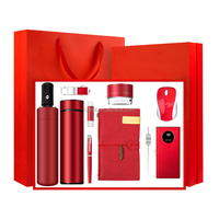 Set de parapluie, flacon sous vide, lecteur flash USB, stylo, notebook A6, haut-parleur, porte-clés, souris, batterie d'alimentation, coffret cadeau d'entreprise, de luxe et promotion