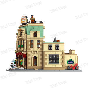 Mork 10212 3104 pièces <span class=keywords><strong>Paris</strong></span> <span class=keywords><strong>Restaurant</strong></span> Street View série assemblage Puzzle jouets Festival cadeaux blocs de construction ensembles - Product Image 2
