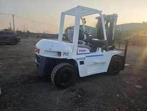 Montacargas TCM FD70 de Segunda Mano de 7 Toneladas con Motor Original, Montacargas TCM en Existencia, Entrega Rápida - Product Image 6