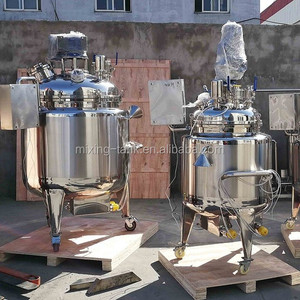เครื่องปฏิกรณ์500L ถังปฏิกิริยาสแตนเลสสำหรับโซลเคลือบเจลที่มีส่วนผสมของแอลกอฮอล์เครื่องปฏิกรณ์เคมีที่มีซับใน - Product Image 2