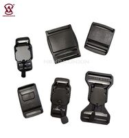 Sac Clip Curseur En Plastique 20mm 25mm Connecteur Magnétique Attache Sangle Boucle Ceinture En Plastique Camping Tactique Boucle