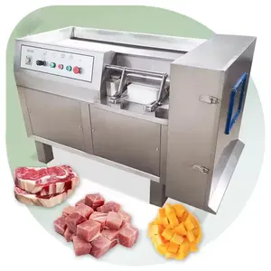 Meat Cube Cutting Machine|Meat Dicing/Slicing machine|meat slitter machine