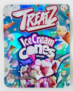 Venta al Por Mayor en Stock 35 Bolsitas para Snacks Empaque Impreso Personalizado Bolsa Mylar de 3.5g Bolsas para Hierbas de 3.5 para Empaquetado de Flores Dulces y Snacks - Product Image 4