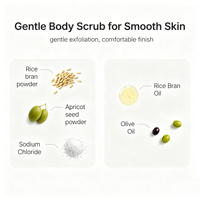 Soins de la peau coréens pour tous les types de peau Gommage blanchissant au riz et à la crème au miel Enlever les peaux mortes Exfoliant au riz Gommage nettoyant pour le visage