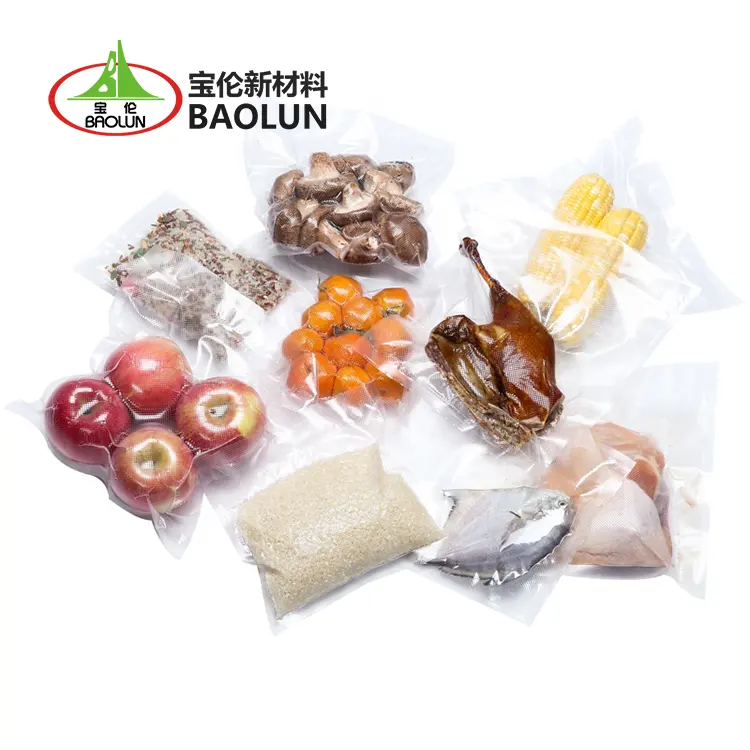 Factory Price Vacuum Bags Food Transparent Fresh Keeping Bag Meat Bag For Frozen Food Packaging