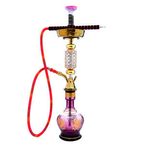 Chicha arabe moderne égyptienne à tuyau unique avec design miroir, bouteille plaquée or, ensemble complet dans un coffret cadeau par <span class=keywords><strong>Khalil</strong></span> <span class=keywords><strong>Mamoon</strong></span> - Product Image 5