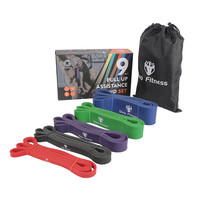 Juego de Bandas de Resistencia para Ejercicio Físico con Logotipo Personalizado, Bandas Elásticas de Goma para Estiramiento, Bandas de Resistencia para Entrenamiento en Gimnasio