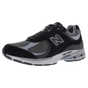 Chaussures de marche unisexes New Balance 2002R, noir et gris, empeigne en mesh, design offrant un bon maintien - Product Image 1