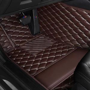 Alfombrillas de Coche de Cuero de Lujo X70 de Fábrica OEM, Diseño Antideslizante 5D, Alfombrillas Universales para Interior de Coche, Juego Completo de 3 Piezas para Todo Tipo de Clima - Product Image 1