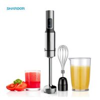 Mixeur plongeant manuel 3-en-1 avec design amélioré, puissant moteur CC 1500W, extracteur de jus de fruits