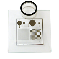 Yaopu Optics Chessboard+Point Calibration Plate 100x100mm High Precision Machine Vision Calibration Plate