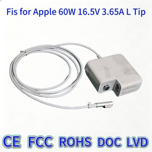 Adaptador de Corriente de Repuesto de Carga Rápida de <span class=keywords><strong>60W</strong></span> en Forma de T para <span class=keywords><strong>MacBook</strong></span> <span class=keywords><strong>Pro</strong></span> de <span class=keywords><strong>13</strong></span> Pulgadas, Compatible con A1502 A1425 MD662 - Product Image 1