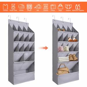 Sac de rangement suspendu pour porte de placard, idéal pour vêtements, jouets, sacs et articles de bébé - Product Image 2