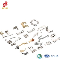 Fabrication sur mesure de pièces en tôle d'acier, laiton, cuivre, pièces estampées, ressort de précision pour batterie 18650, ressort pour pile AAA
