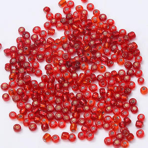 Toptan moda cam tohum boncuk cam DIY terzi aksesuarları için delik ile kırpma - Product Image 2