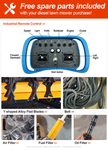Cortadora de Césped a Control Remoto con Motor Diésel de China Railway, con Potente Rendimiento Todoterreno <span class=keywords><strong>para</strong></span> Diversos Terrenos - Product Image 5