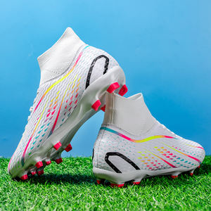 Chaussures de football FG à crampons longs pour hommes, personnalisées, respirantes, pour compétition et entraînement, vente en gros d'usine - Product Image 1