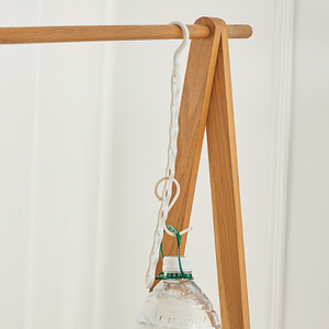 <strong>Multi</strong>-Hole Vertical Clothes <strong>Hanger</strong> Rotating <strong>Folding</strong> Storage Rack Space-Saving Wardrobes with Multiple Clothes Rack Options - Product Image 4