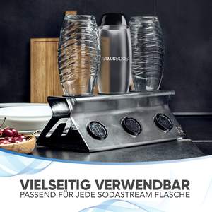 Porte-<span class=keywords><strong>Bouteille</strong></span> De soda <span class=keywords><strong>SodaStream</strong></span> <span class=keywords><strong>bouteille</strong></span> rack Goutte À Goutte En Acier Inoxydable Titulaire pour Soda Stream Cristal, Facile, Fusible, Emil Bouteilles - Product Image 2