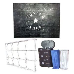 Custom Fast Acting Pop up Indoor Trade Shows and Exhibitions Textile Wall Promotional <b>Stand</b> Pop up Straight Pop up Banner - Product Image 1