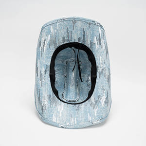 Chapeau en denim à paillettes <span class=keywords><strong>de</strong></span> haute qualité avec large bord, toutes saisons, unisexe, style streetwear, chapeau <span class=keywords><strong>de</strong></span> cowboy pour Y2K, pêche, randonnée - Product Image 4