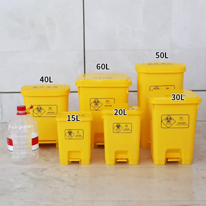 Contenedor <span class=keywords><strong>de</strong></span> Residuos Médicos Personalizable, <span class=keywords><strong>de</strong></span> Plástico, con Función <span class=keywords><strong>de</strong></span> Clasificación, Ecológico, para Hospitales, con Pedal - Product Image 6