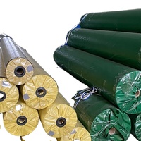 Bâche polyvalente impression verte écran solaire ignifuge bâche matériau cabane à bétail