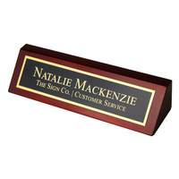 Plaques signalétiques en bois gravées en métal personnalisées Plaque signalétique de bureau personnalisée pour entreprise
