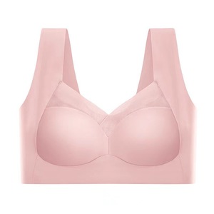 Sujetador Sexy de alta calidad con realce en la espalda para mujer, sin anillo de acero, transpirable, cómodo, anticaminar, sujetador sin costuras, ropa interior para dormir - Product Image 1
