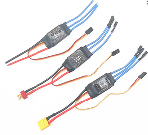 Controlador Electrónico de Velocidad sin Escobillas de 30A 40A 2-4S, UBEC de 5V 3A, Conector Banana de 3.5MM, para Aviones, Helicópteros y Drones RC FPV - Product Image 3