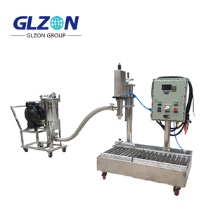 Máy chiết rót tự động 5 gallon có chức năng ép nắp và băng tải dùng cho đóng gói sơn, keo, hóa chất, chất lỏng phủ - Product Image 4