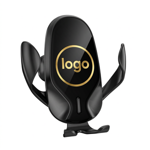 Support <span class=keywords><strong>de</strong></span> téléphone magnétique OEM personnalisé à détection <span class=keywords><strong>de</strong></span> gravité, chargeur <span class=keywords><strong>de</strong></span> <span class=keywords><strong>voiture</strong></span> sans fil 15W, fixation sur grille d'aération, rotation à 360°, antichoc, Type C - Product Image 6