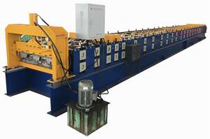 1000mm automatische SPS-verzinkte Bodendeck-Bondek-Terrassen walzen form maschine für den Bau von Fliesenstahl-Zahnrad rollen - Product Image 3