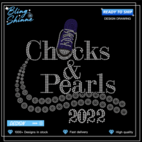 Transferts de strass thermocollants personnalisés brillants, compatibles OEM