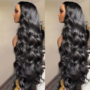 13x6 HD tóc con người ren phía trước tóc giả, nguyên liệu tóc lớp biểu bì phù hợp tóc tóc giả HD ren phía trước tóc giả, 360 đầy đủ ren tóc giả cho phụ nữ da đen - Product Image 1