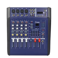 Vente directe d'usine de console de mixage amplifiée 4 canaux PMX402D-USB//fonction de monitoring des écouteurs