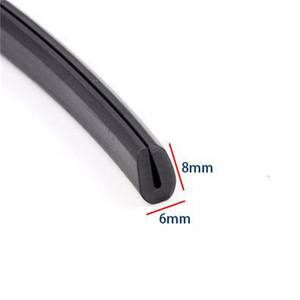 Striscia di Protezione in Gomma EPDM a Forma di U, Bordo Antiurto per Porte Industriali e Bordi di Vetri per Finestre con Servizio di Taglio - Product Image 5