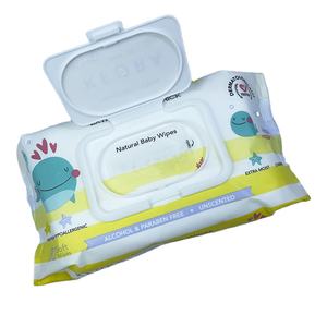 Бесплатные образцы на заказ детские салфетки оптом бамбуковые влажные салфетки оптом смывные экологически чистые органические детские салфетки 80 шт. - Product Image 3