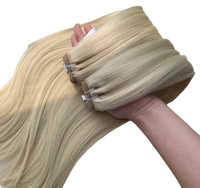 Nueva Llegada, Más Vendida, Extensiones de Cabello Humano Virgen 100% Natural, Color Claro, Doble Trama, Gran Venta