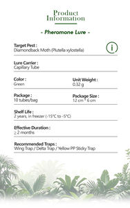 Diamondback professionale eco-friendly in plastica per il monitoraggio delle trappole di feromone falena per la Plutella Xylostella Fly Crucifer - Product Image 2