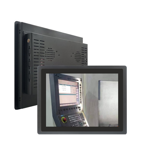 OEM 10 12.1 15.6 21.5 Inch IP65 Embedded Linux Celeron Industrial PC with HMI Industrial Panel PC Touch Screen for Industri PLC
