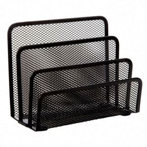 Cheap Price Desk Mail <b>Organizer</b> Small <b>File</b> Holder Letter Store Metal Mesh Bill Document Folder Paper <b>Organizer</b> Office Desk Organ - Product Image 2