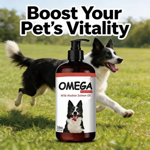 Suplementos de Aceite de Salmón Puro <span class=keywords><strong>para</strong></span> Mascotas al por Mayor OEM/ODM, Aceite de Salmón Silvestre de Alaska, Apoyo Inmunológico, <span class=keywords><strong>para</strong></span> la Piel <span class=keywords><strong>y</strong></span> un Pelaje Brillante con Omega-3 - Product Image 4