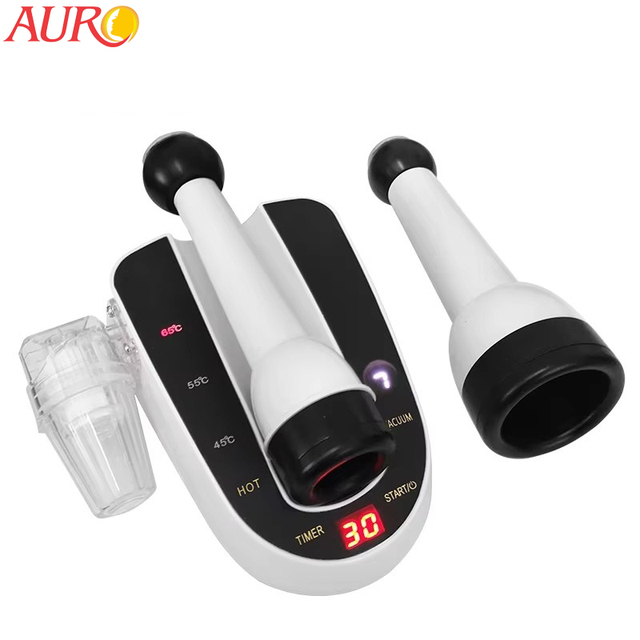 Portable Vacuum Neck and Shoulder Massage Cupping Scrapping Heat Fascia Massager Machine