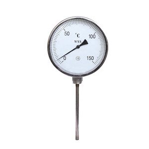 เทอร์โมมิเตอร์ Bimetal อุตสาหกรรมสแตนเลสสตีลประเภทหน้าปัดด้านล่างเชื่อมต่อ - Product Image 4