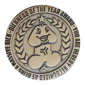 OEM/ODM Pièce de Collection Commémorative Créative Drôle Bite Pique Cadeau Souvenir Personnalisé Pièce de Collection - Product Image 1